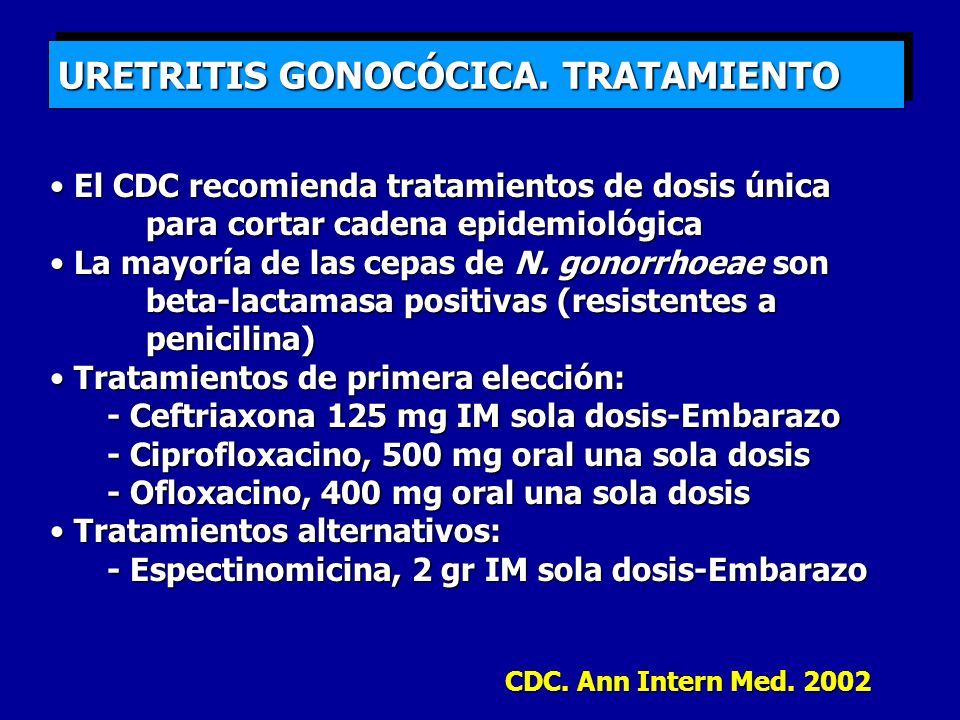 uretritis no gonocócica cos 39 mg